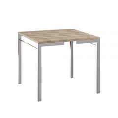 Mesa De Jantar 1525 BP Ps Nogal Cromado Carraro Mesa De Jantar 1525 BP Ps Nogal Cromado Carraro Mobly