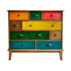 Cômoda Colors 9 GV Mel Cômoda Colors 9 GV Mel Mobly