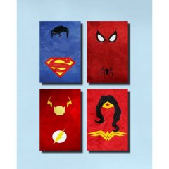 diadospais_quadrogeek dia dos pais presentes quadros super herois