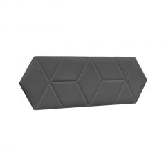 Cabeceira Queen Tangram Cinza